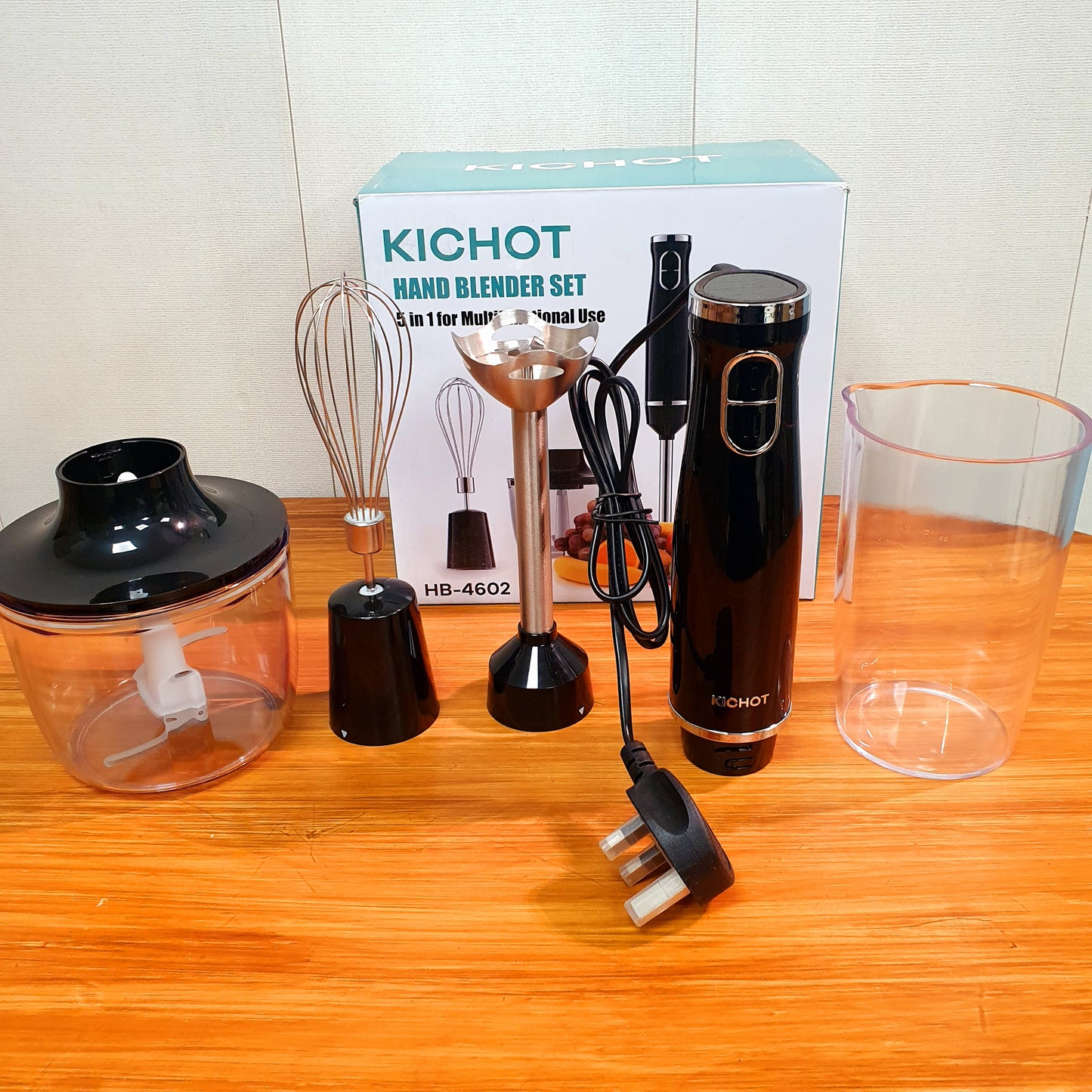 Kichot Hand Blender Chopper Mixer Set