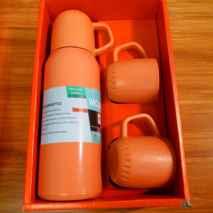Vaccum Flask With Mugs