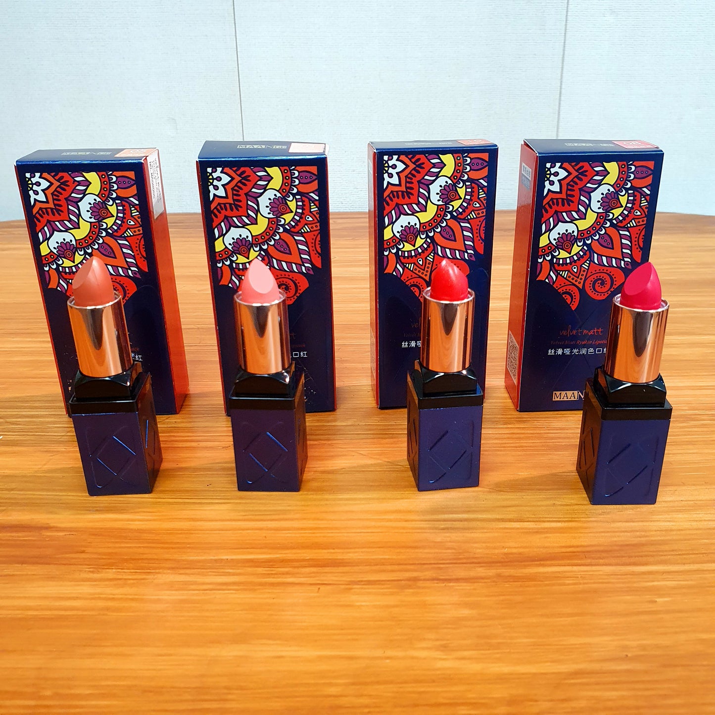 Velvet Matte Lipstick Pack of 4