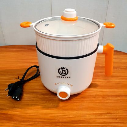 Electric cooker with steam option