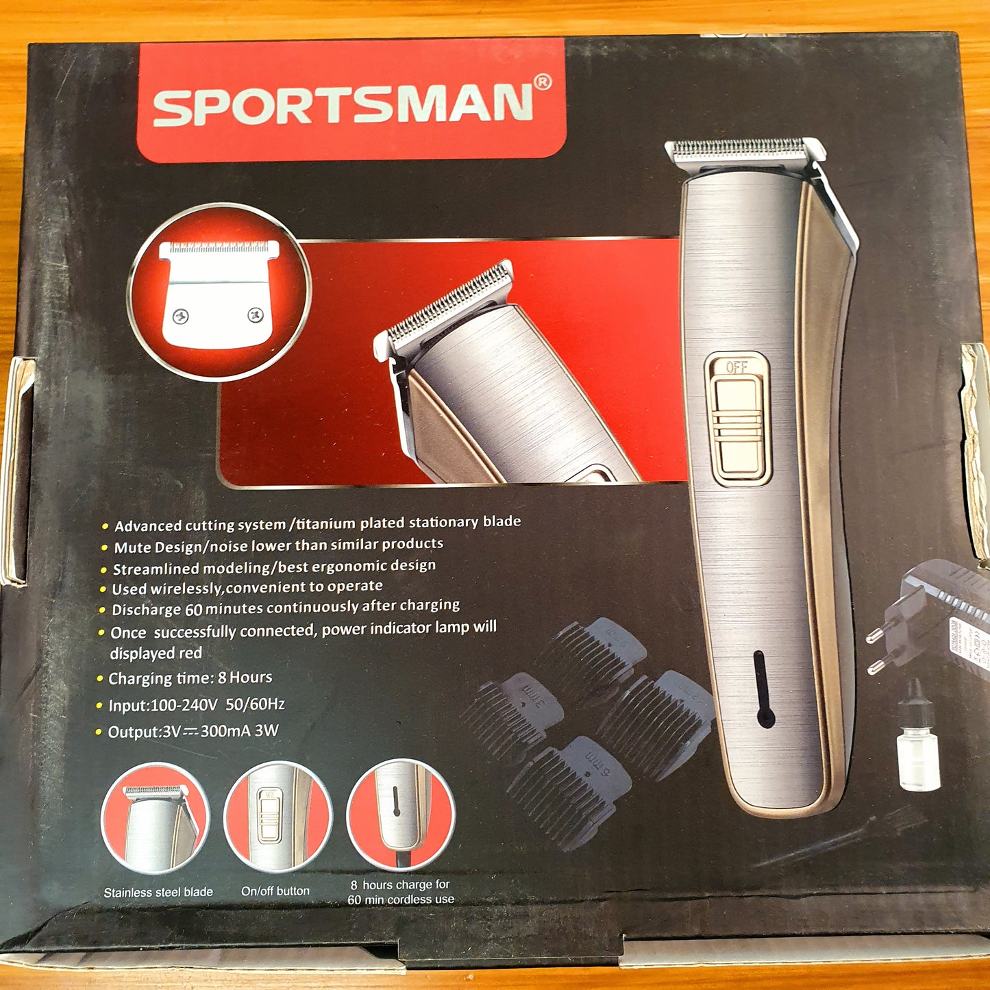 Sportsman rechargeable trimmer