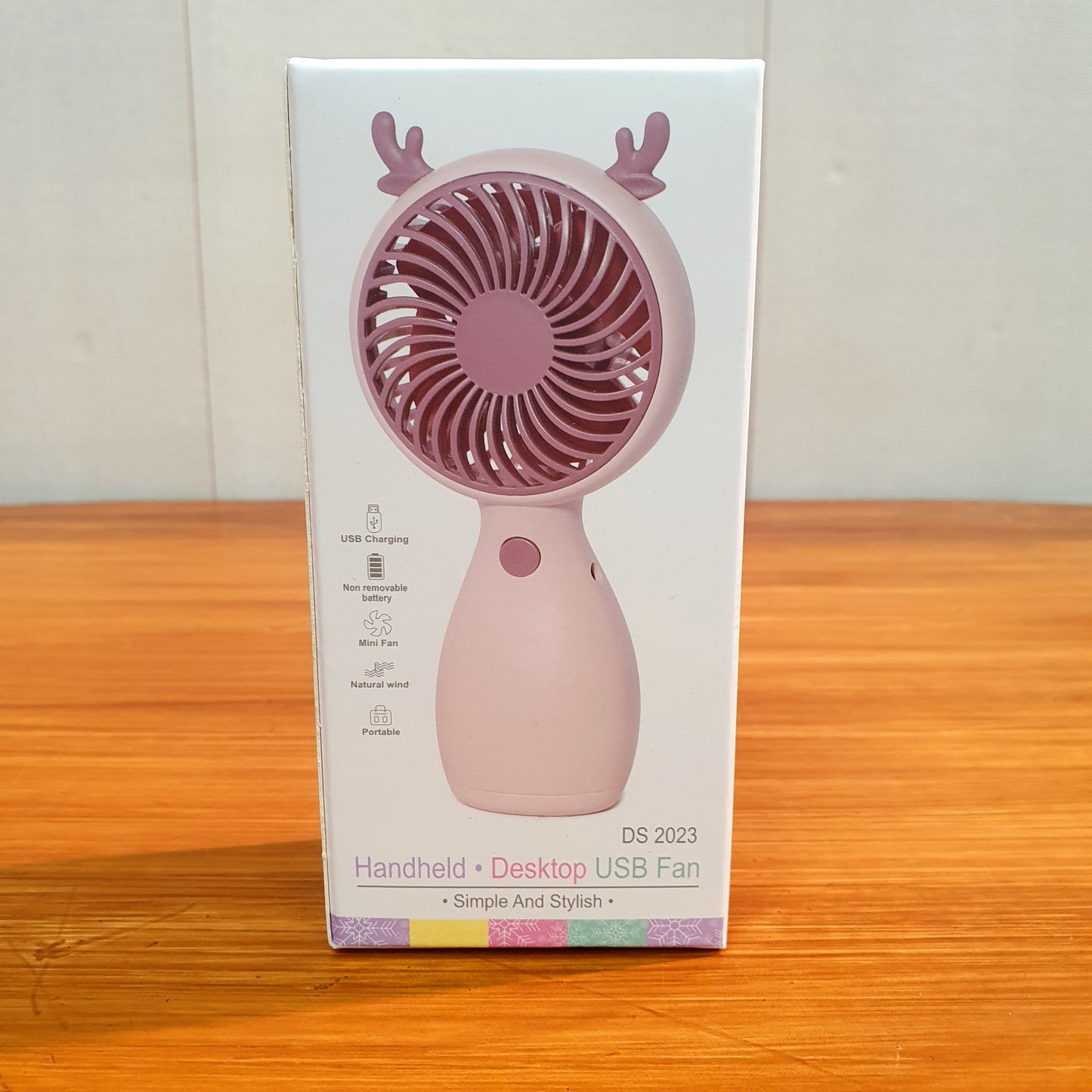 Rechargeable fan for kids