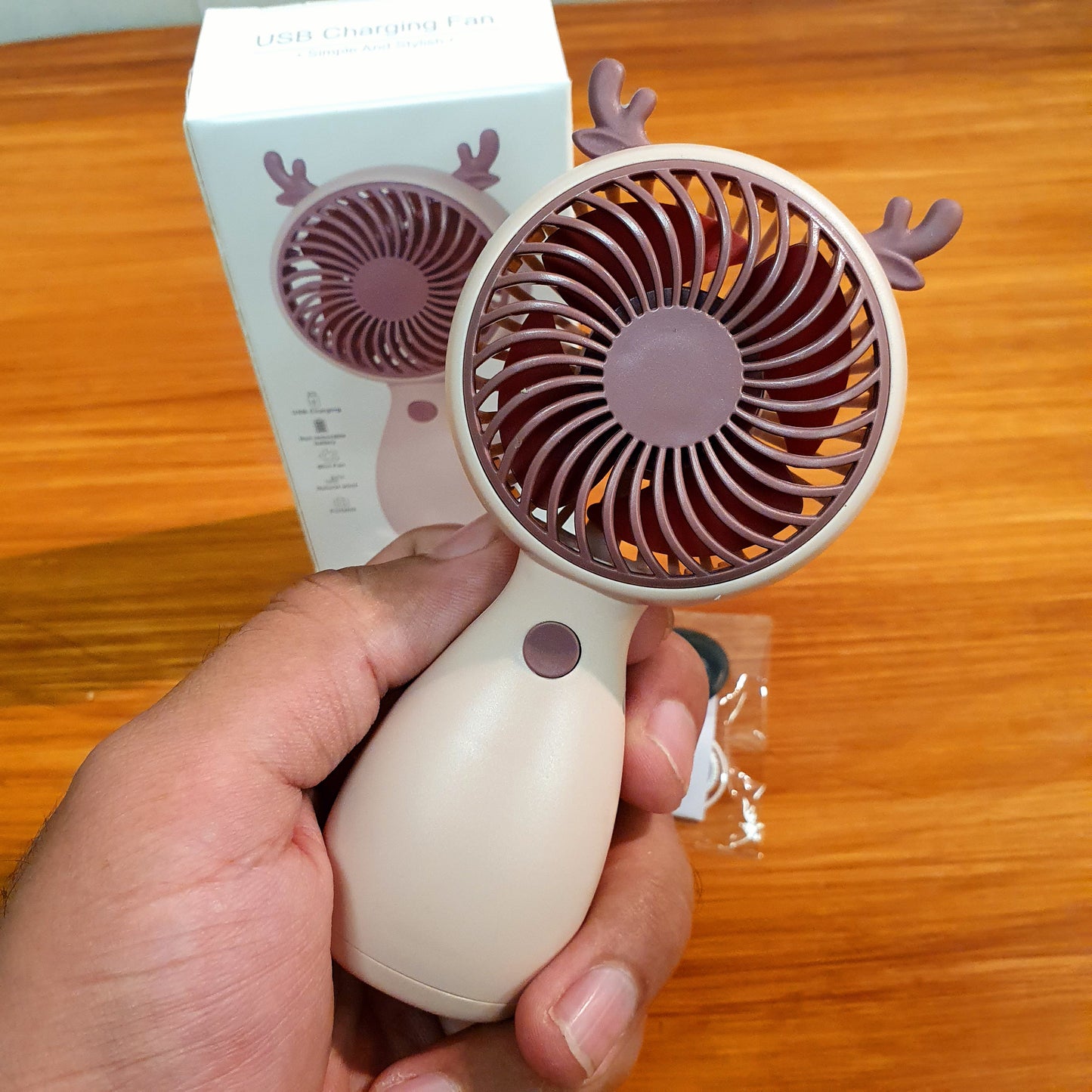 Rechargeable fan for kids