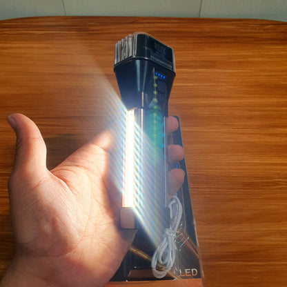 Solar Chargeable Flashlight 3 in 1