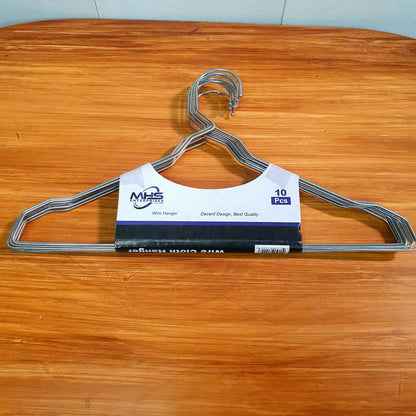 Steel hangers pack of 10