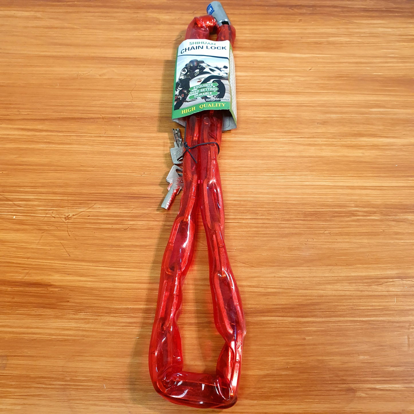 Steel Wire lock with 2 keys