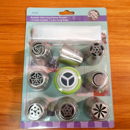 Cake decoration nozzle set