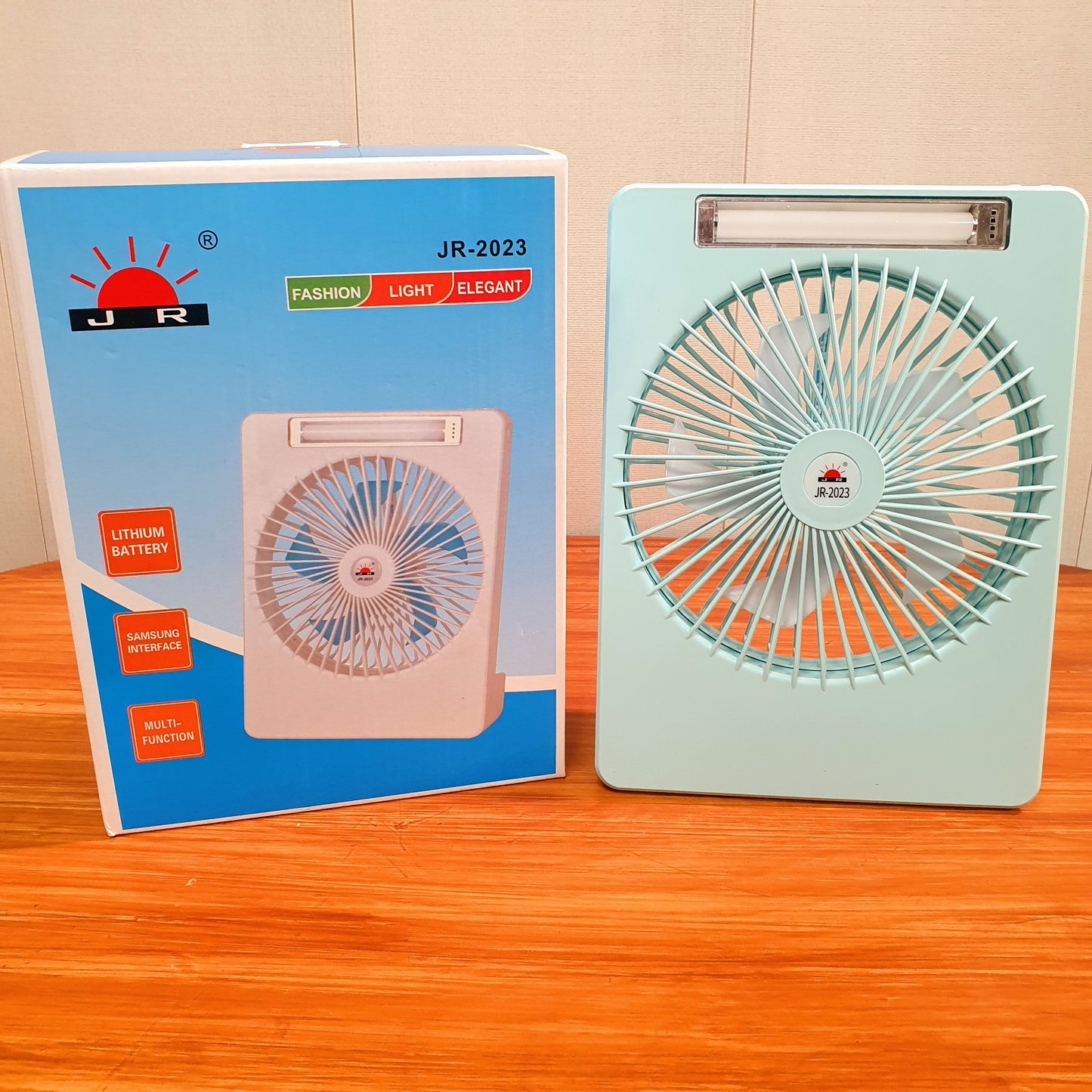 Rechargeable Fan + Light