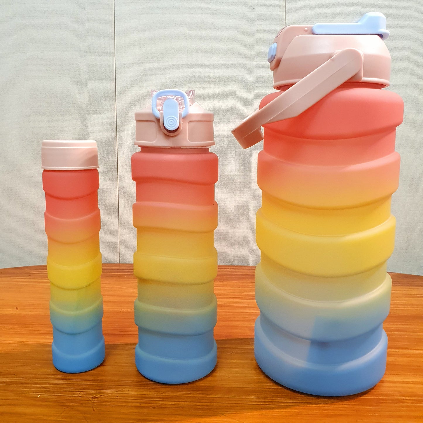 Water bottle 3 in 1 multi color