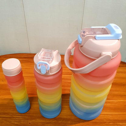 Water bottle 3 in 1 multi color