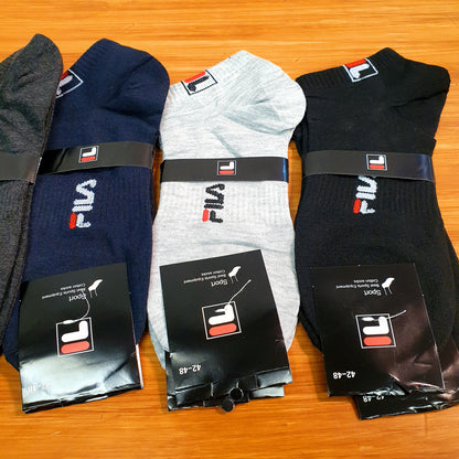 Ankle socks pack of 10 multi colored Tomy and Fila