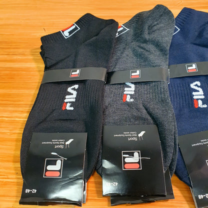 Ankle socks pack of 10 multi colored Tomy and Fila