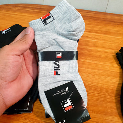 Ankle socks pack of 10 multi colored Tomy and Fila