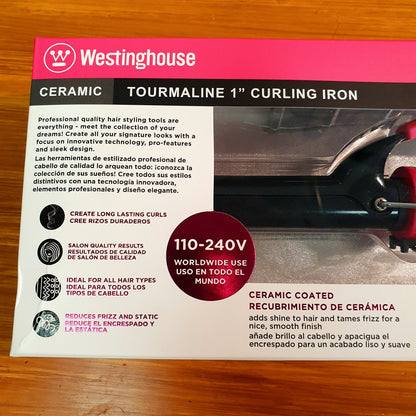 Ceramic Curling Iron Rod Westinghouse Brand