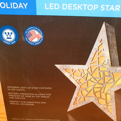 Wooden Star Light