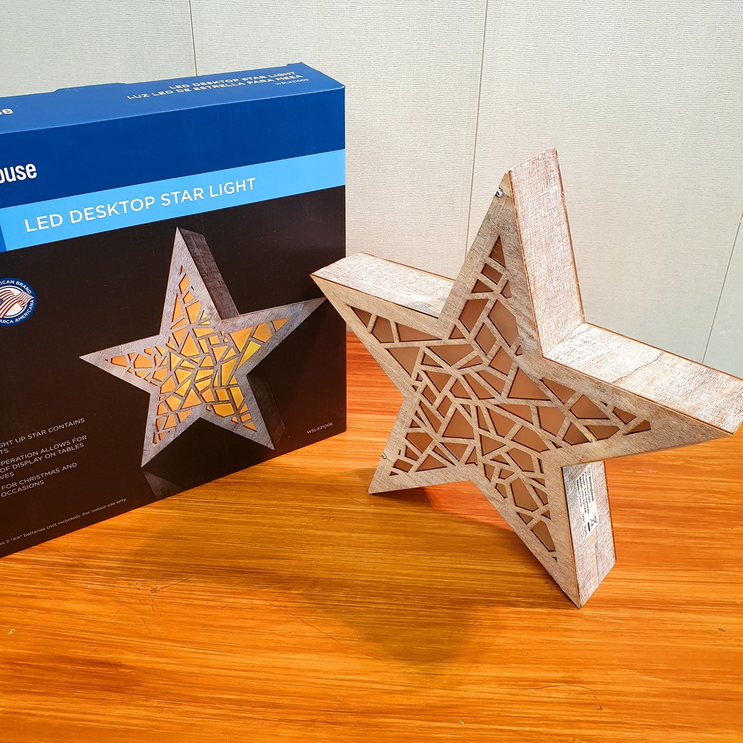 Wooden Star Light