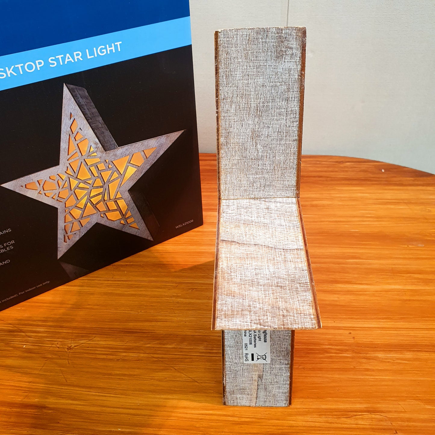 Wooden Star Light