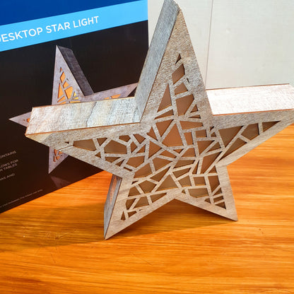 Wooden Star Light