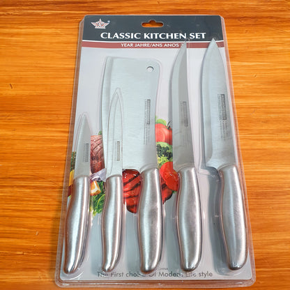 5 pcs knife set stainless steel