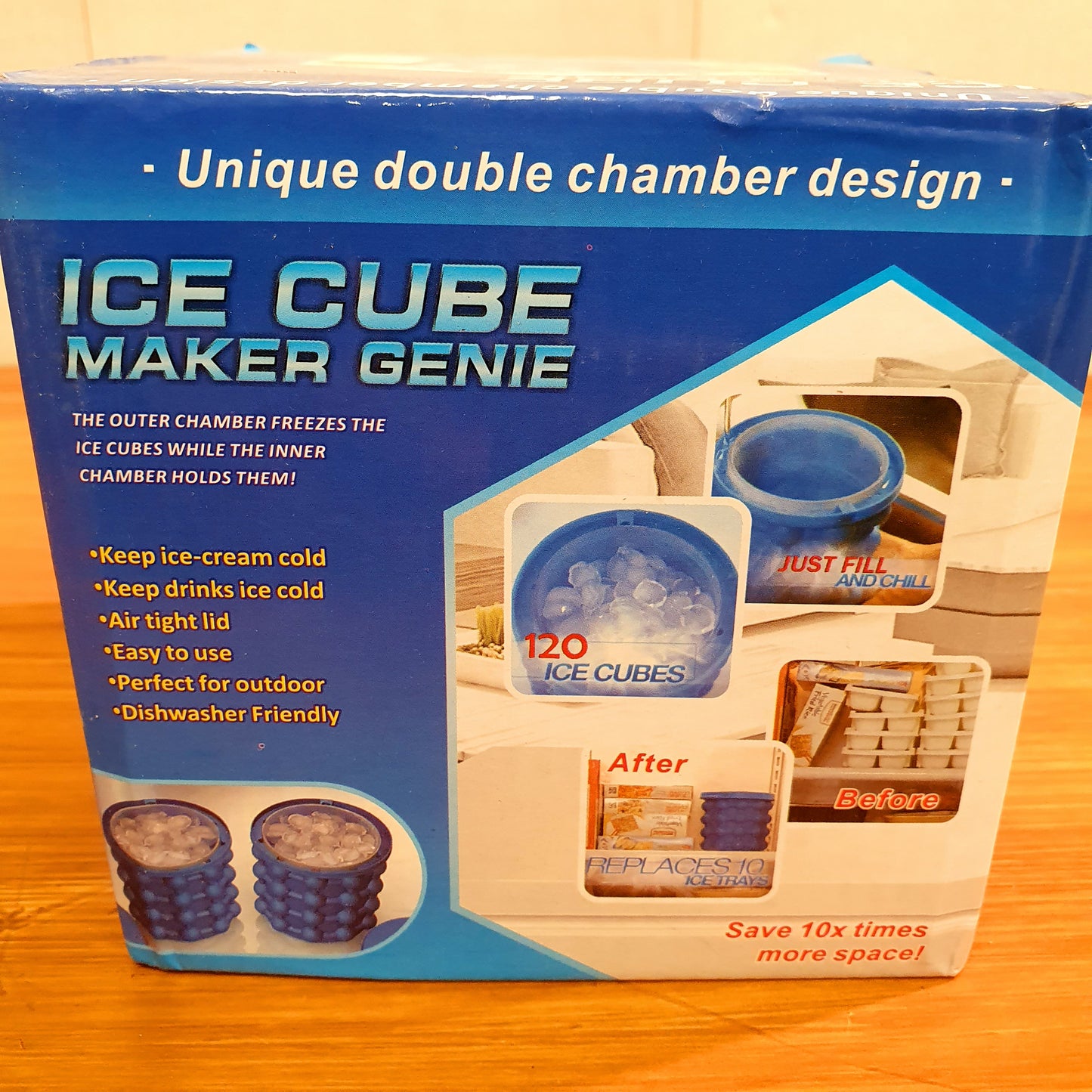 Ice cube maker box