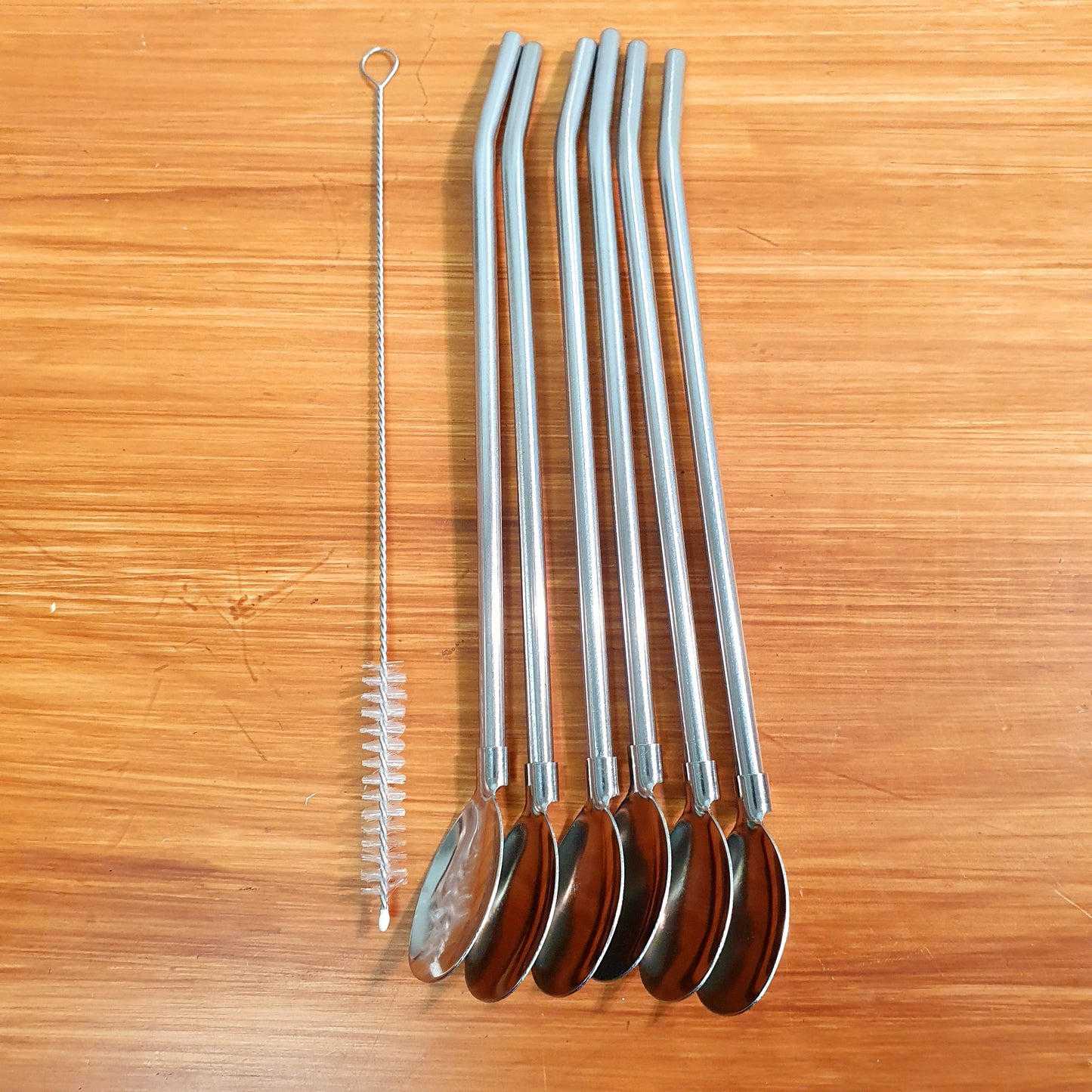 Straw spoon pack of 6