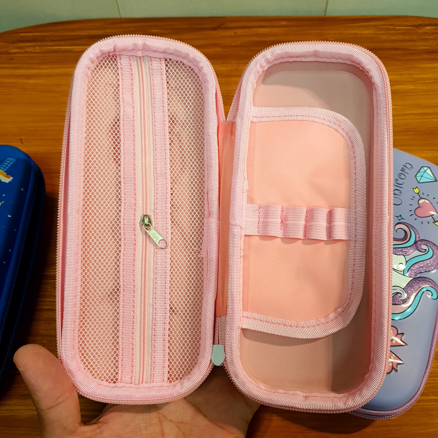 Geometry pouch for boys and girls