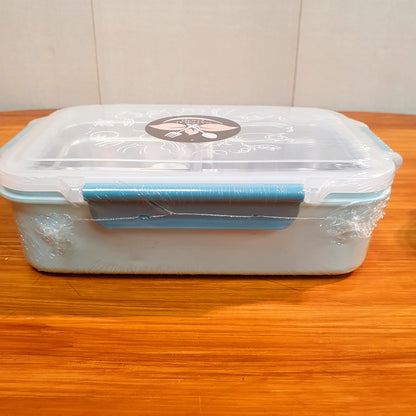 Lunch box with stainless steel inner