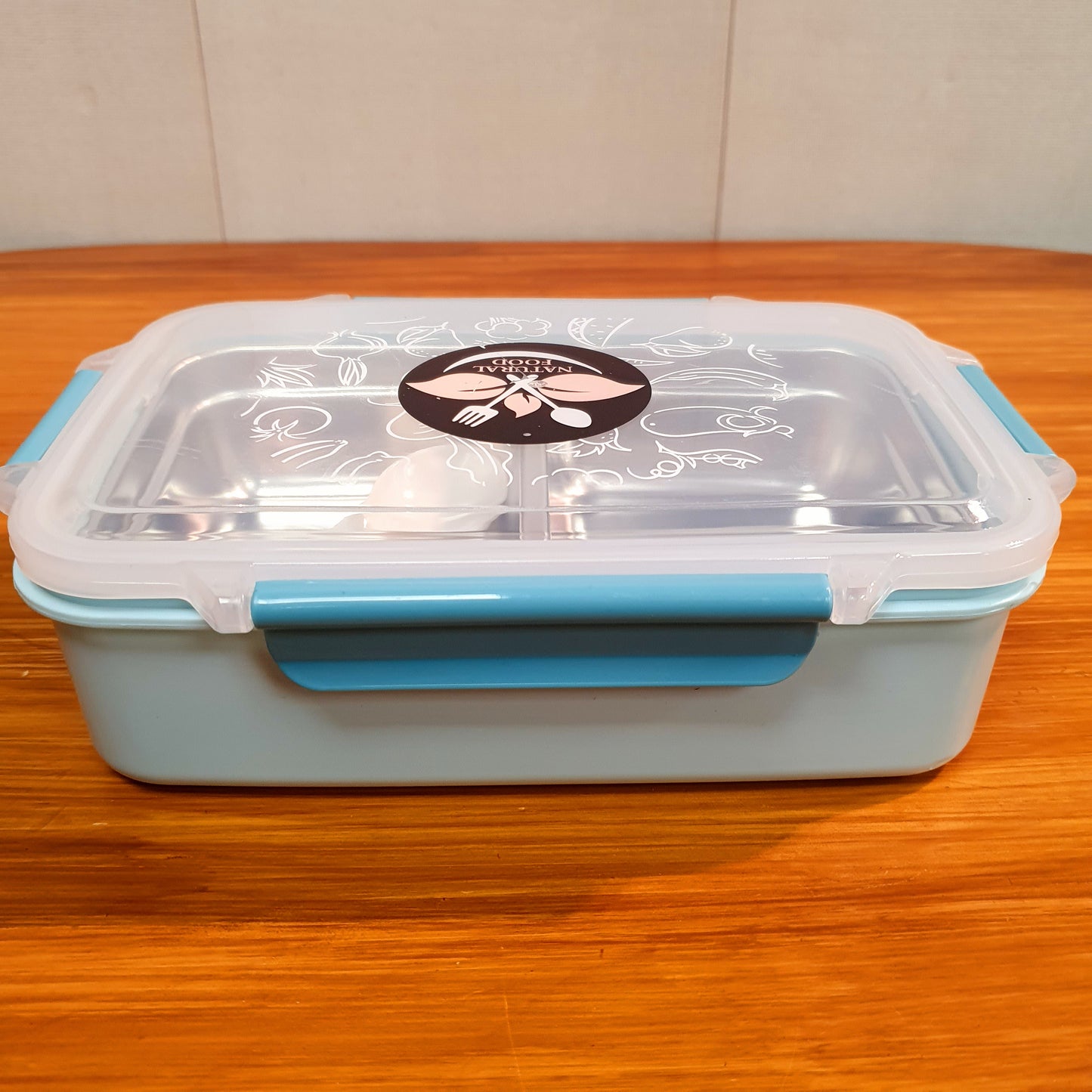 Lunch box with stainless steel inner