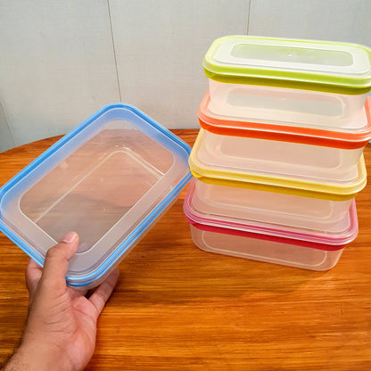 5 pcs plastic containers