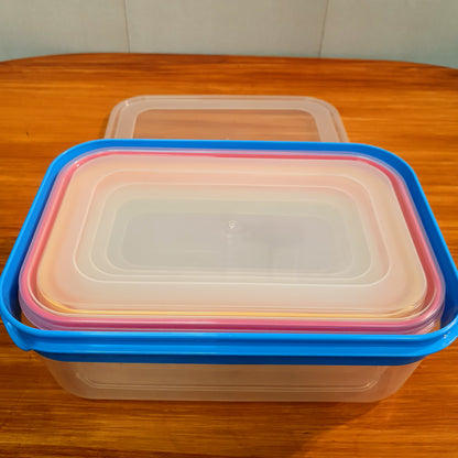 5 pcs plastic containers