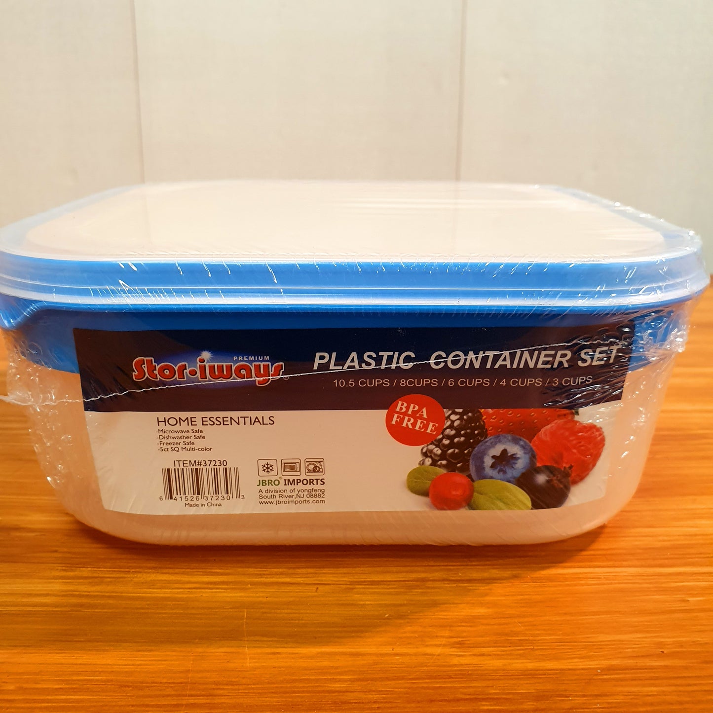 5 pcs plastic containers