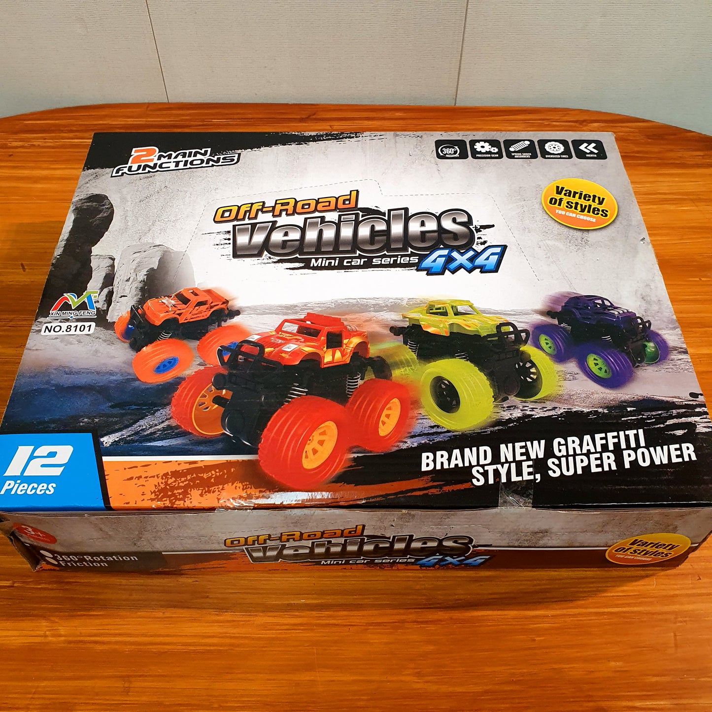 Kids friction 4 wheelar car toy