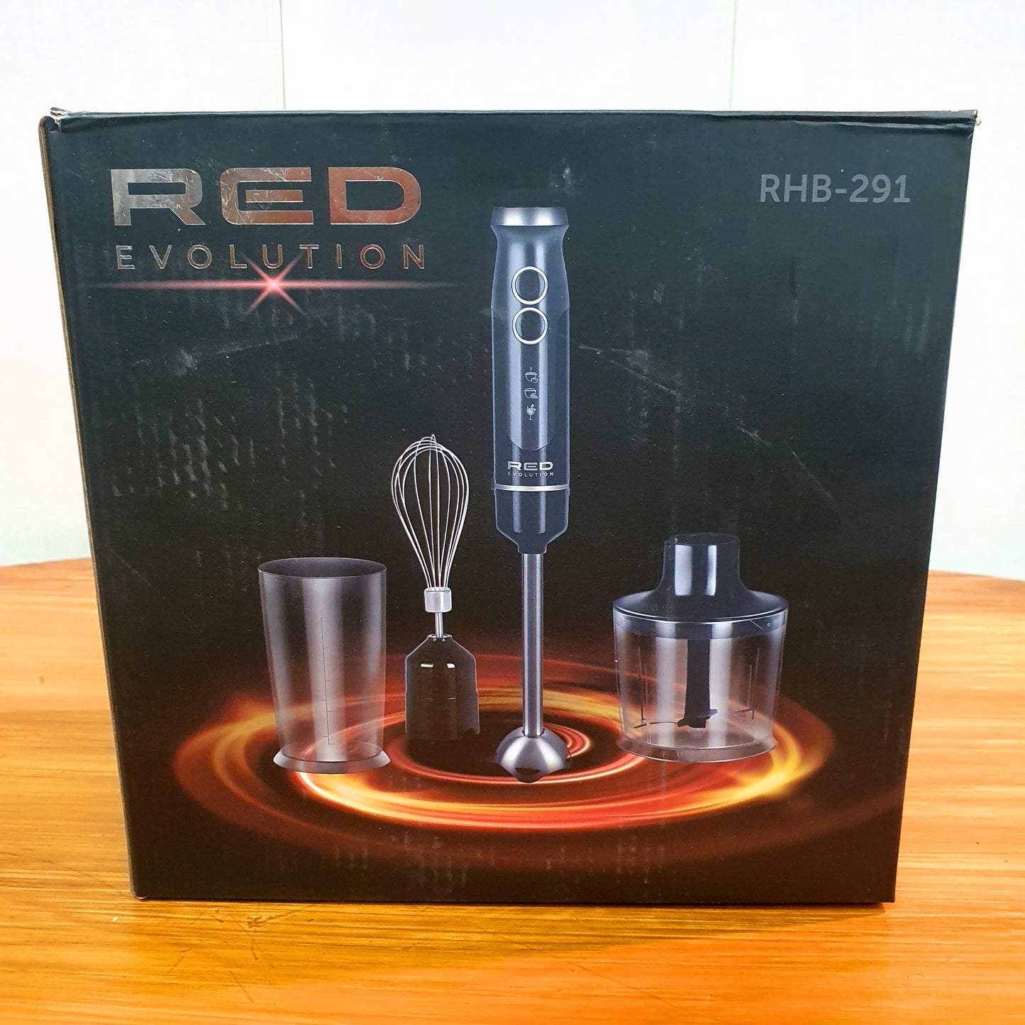 Red Revolution 4 in 1 Chopper Blender Mixer Set