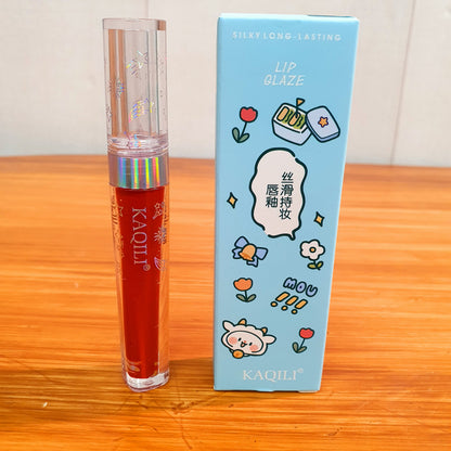 Lip glaze blue packing