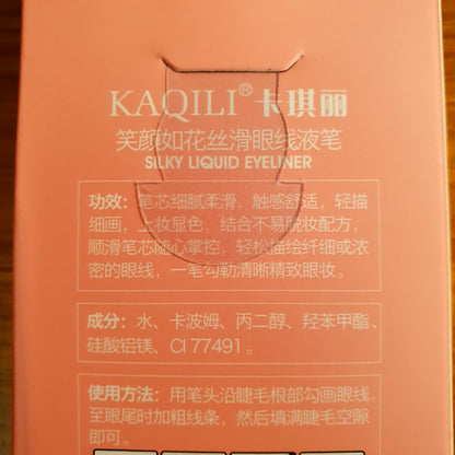 Silky liquid eyeliner