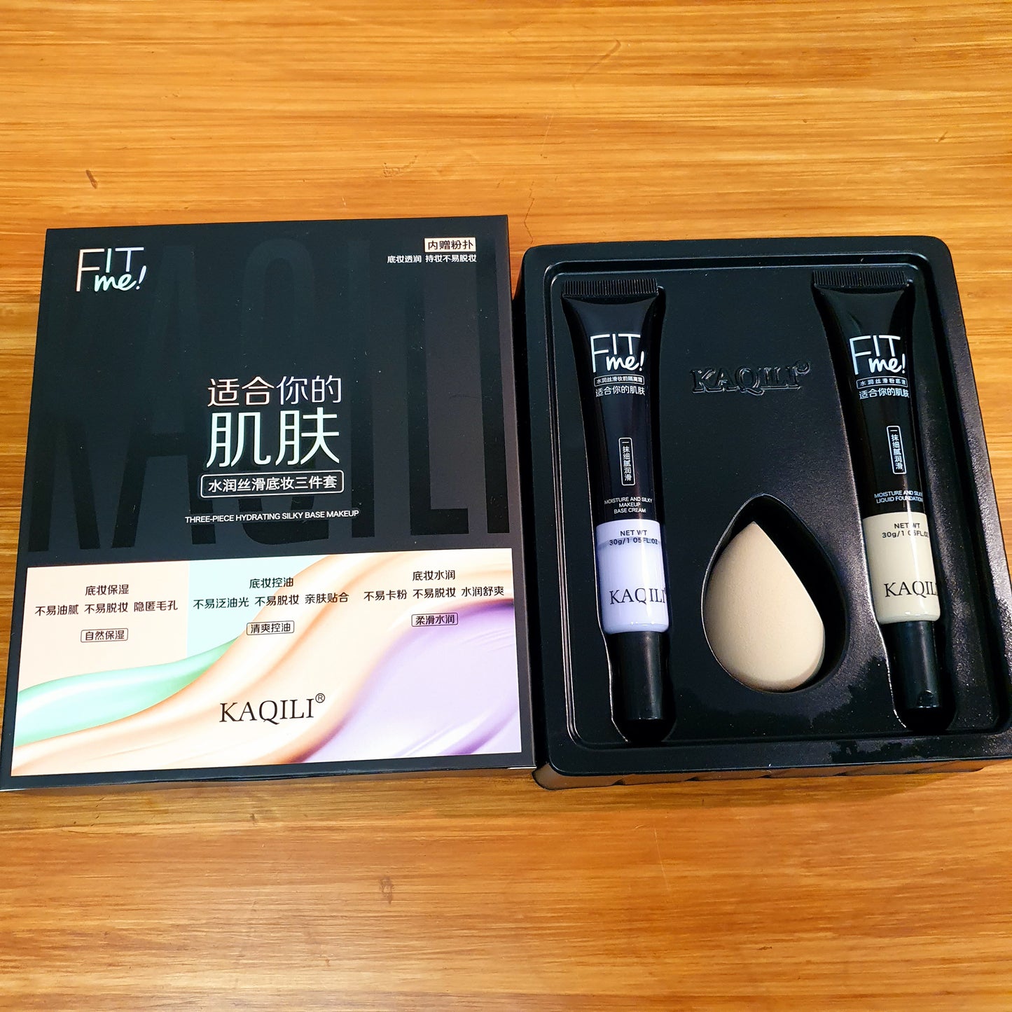 Fitme 3 in 1 silky makeup base foundation
