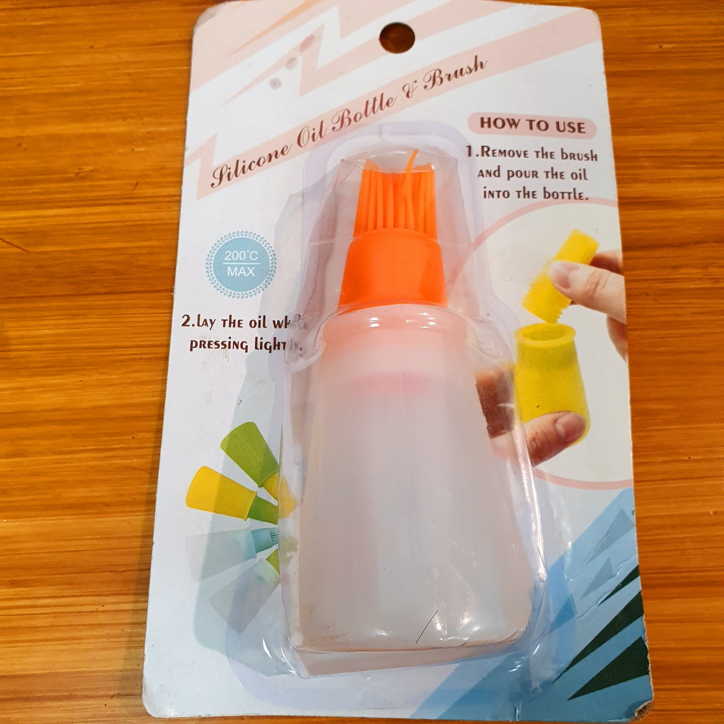 Silicon Oil Bottle and Brush