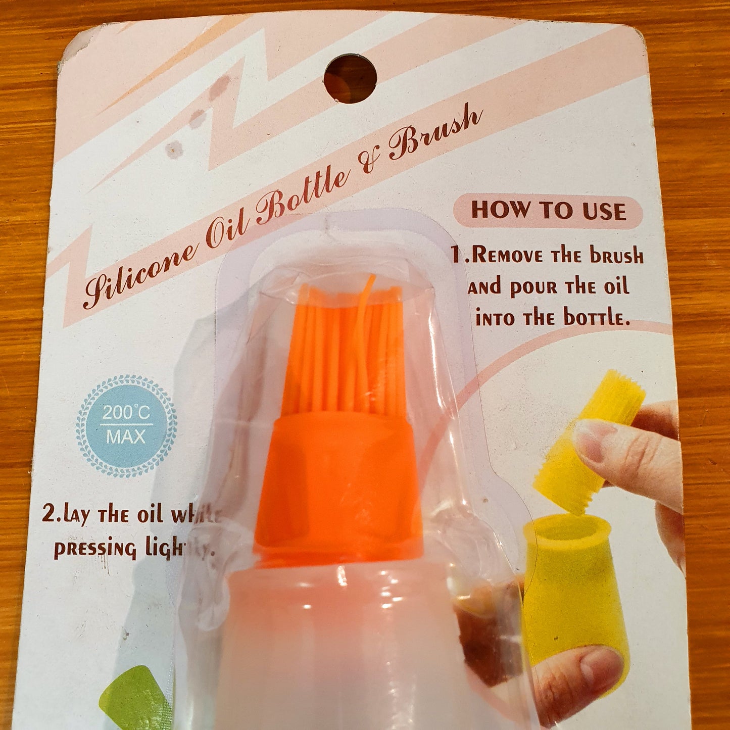 Silicon Oil Bottle and Brush