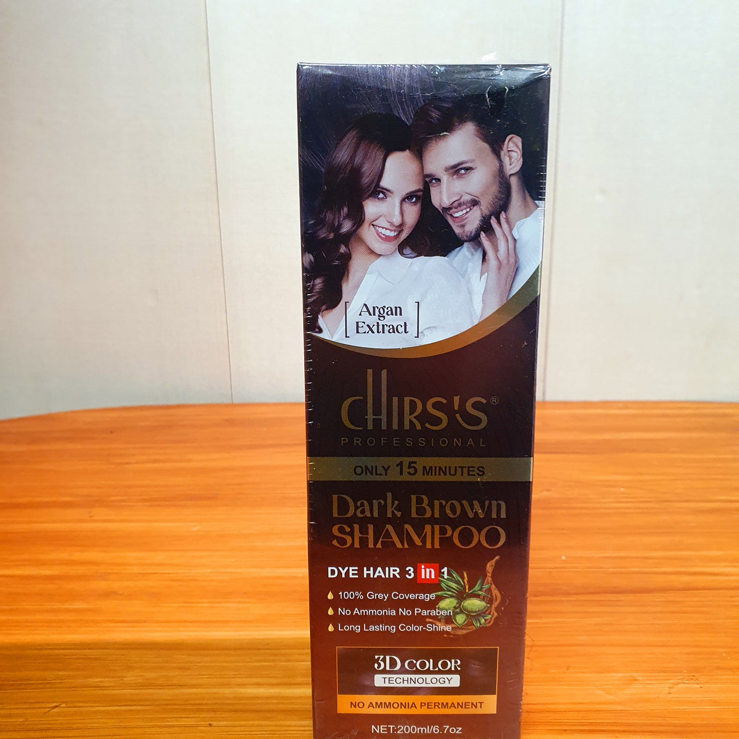 Chirs's Black and Dark Brown Color Shampoo