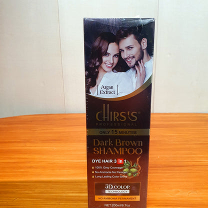Chirs's Black and Dark Brown Color Shampoo