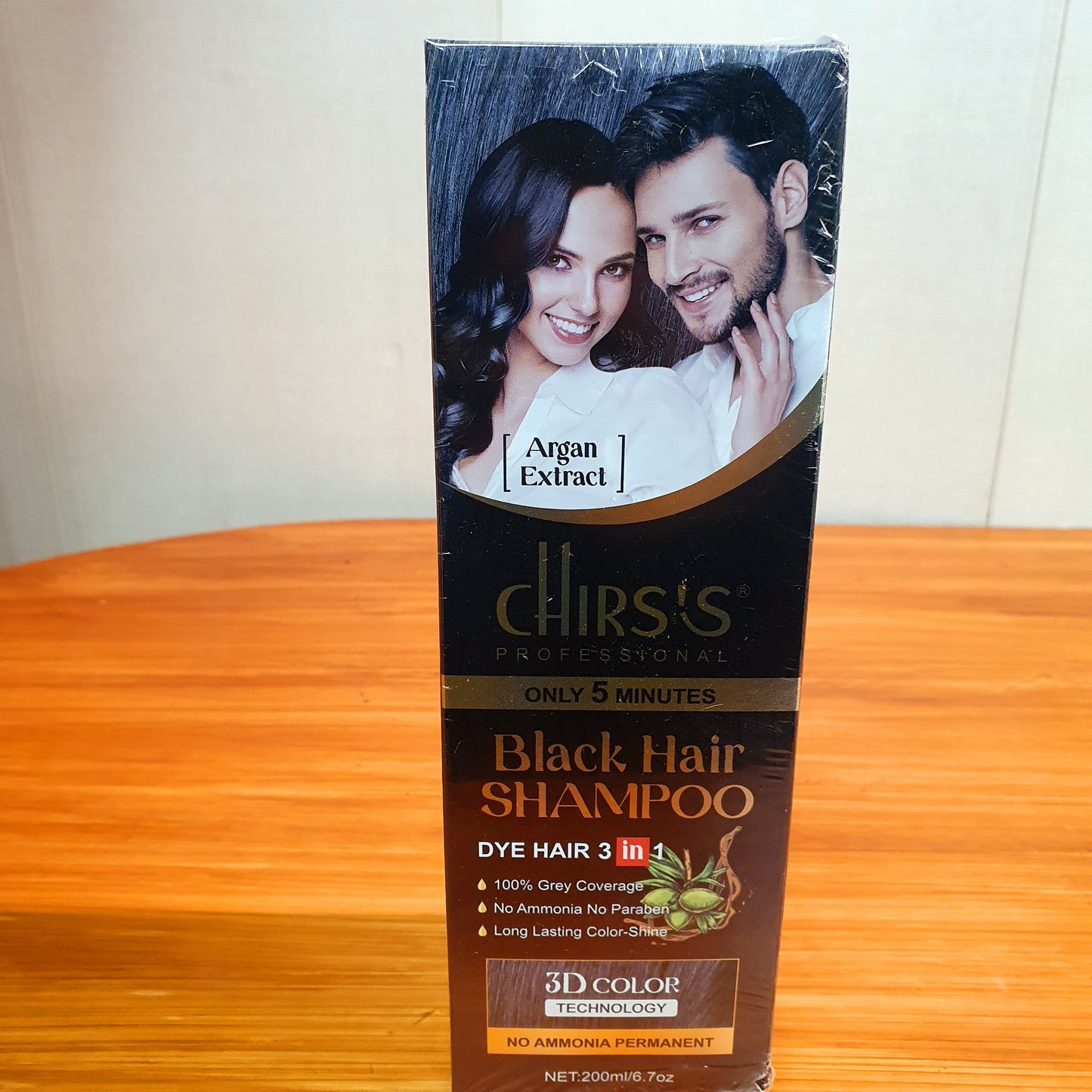 Chirs's Black and Dark Brown Color Shampoo