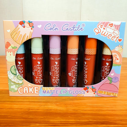 Matte Lip Gloss Pack of 6