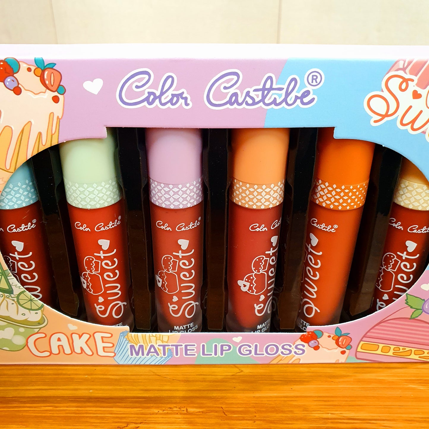 Matte Lip Gloss Pack of 6