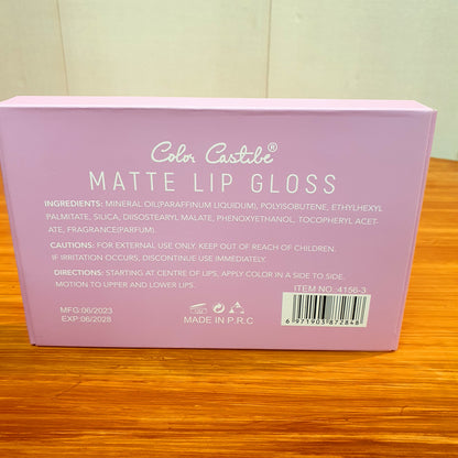 Matte Lip Gloss Pack of 6