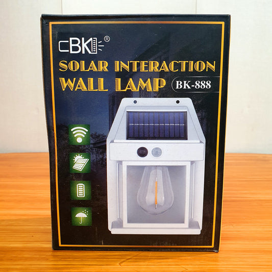 Solar Interaction Wall Lamp Light Chargebale