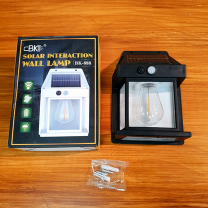 Solar Interaction Wall Lamp Light Chargebale