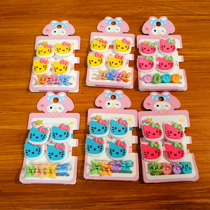 Mix Style 3d Baby Girls Hair Pins