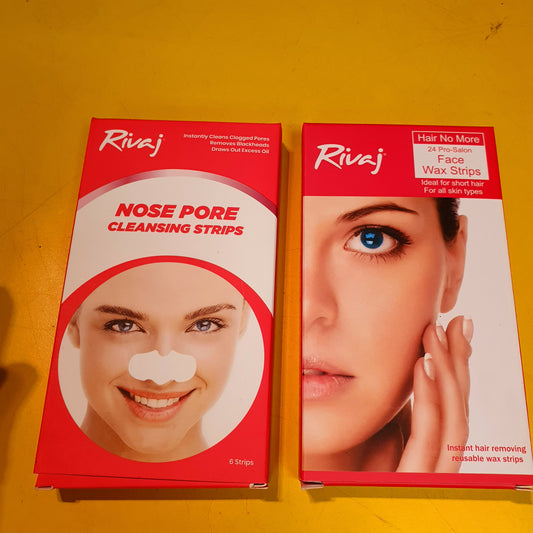 Rivaj Face and Nose Wax Strips