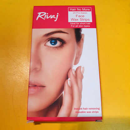 Rivaj Face and Nose Wax Strips