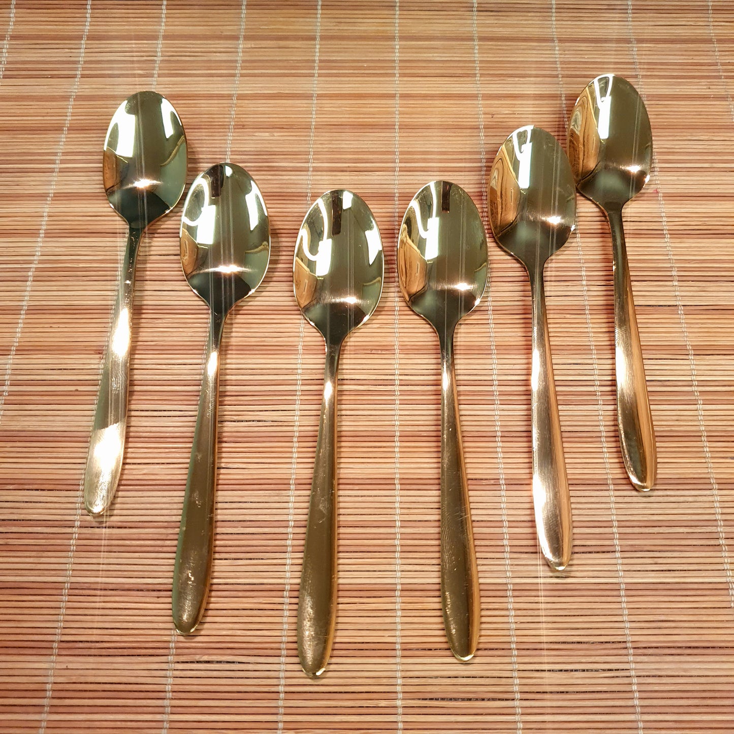 Golden Small Spoon Set